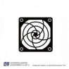 REJILLA PLASTICA P/ABANICO DE 120X120MM. – HUPB12