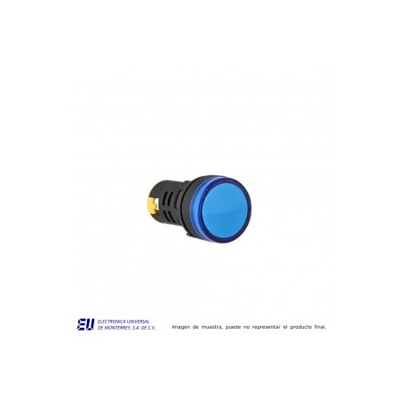 FOCO PILOTO AZUL 22MM 130V – AD16B-22D5-AZ-13