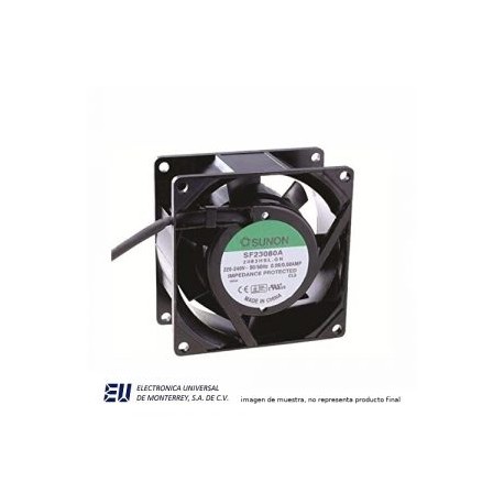 ABANICO 230VCA 80X80X38MM BALEROS SF23080A-2083HBL – HU2308