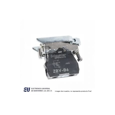 MODULO LED AZUL 24VCD VCA + CLIP METALICO – UZB4BVB6