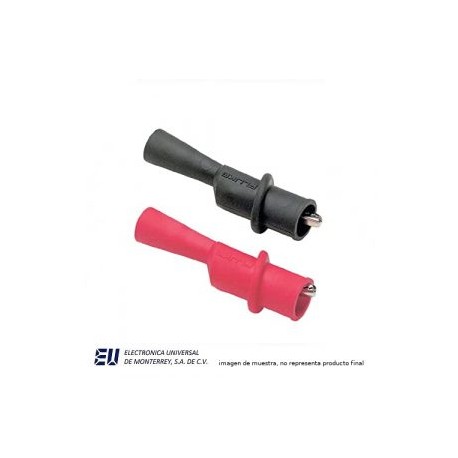 JUEGO DE CAIMANES NEGRO/ROJO PARA PUNTAS TL75/TL175/TL71 – FLUKE AC175