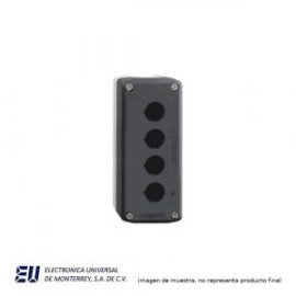 CAJA GRIS VACIA P/4 BARRENOS – XALD04