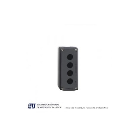 CAJA GRIS VACIA P/4 BARRENOS – XALD04