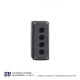 CAJA GRIS VACIA P/4 BARRENOS – XALD04